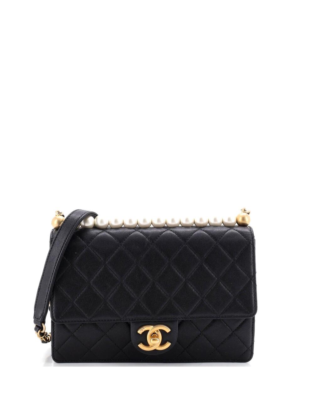 Chanel Chic Pearls Flap Bag Quilted #373264C42B